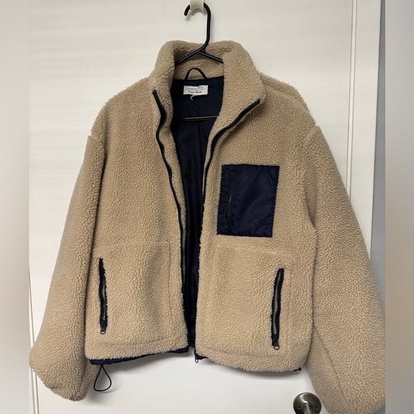 Teddy Bear Fuzzy Soft Puffer Jacket - Picture 2 of 3